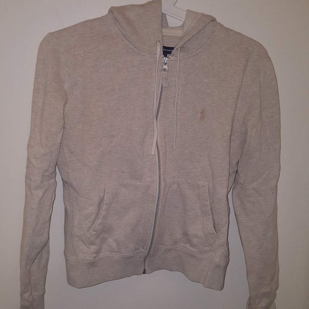 Ralph Lauren Sport cropped zip-up hoodie